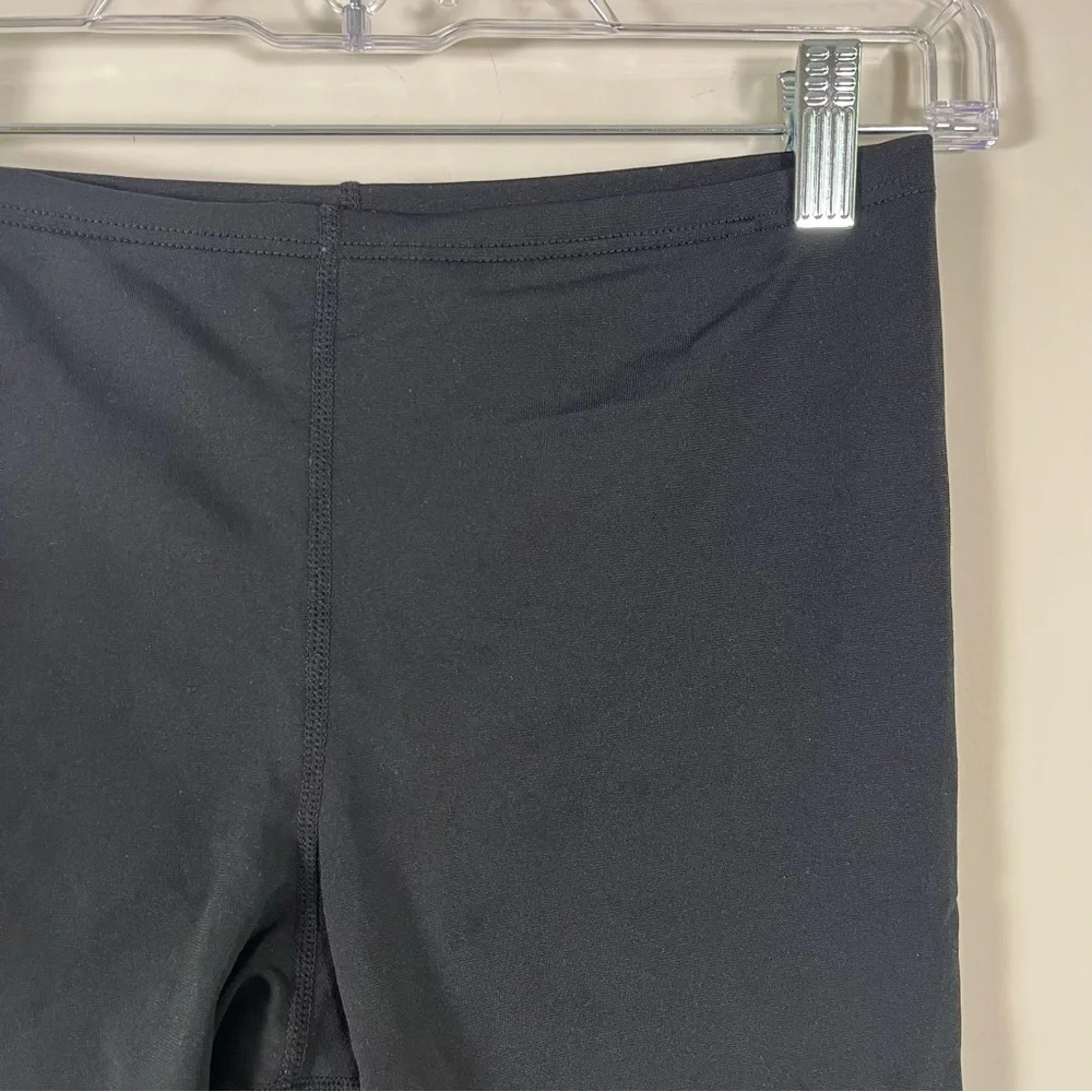 TYR Boys Durafast Elite Jammer Swimsuit Solid Black Swim Size 26****